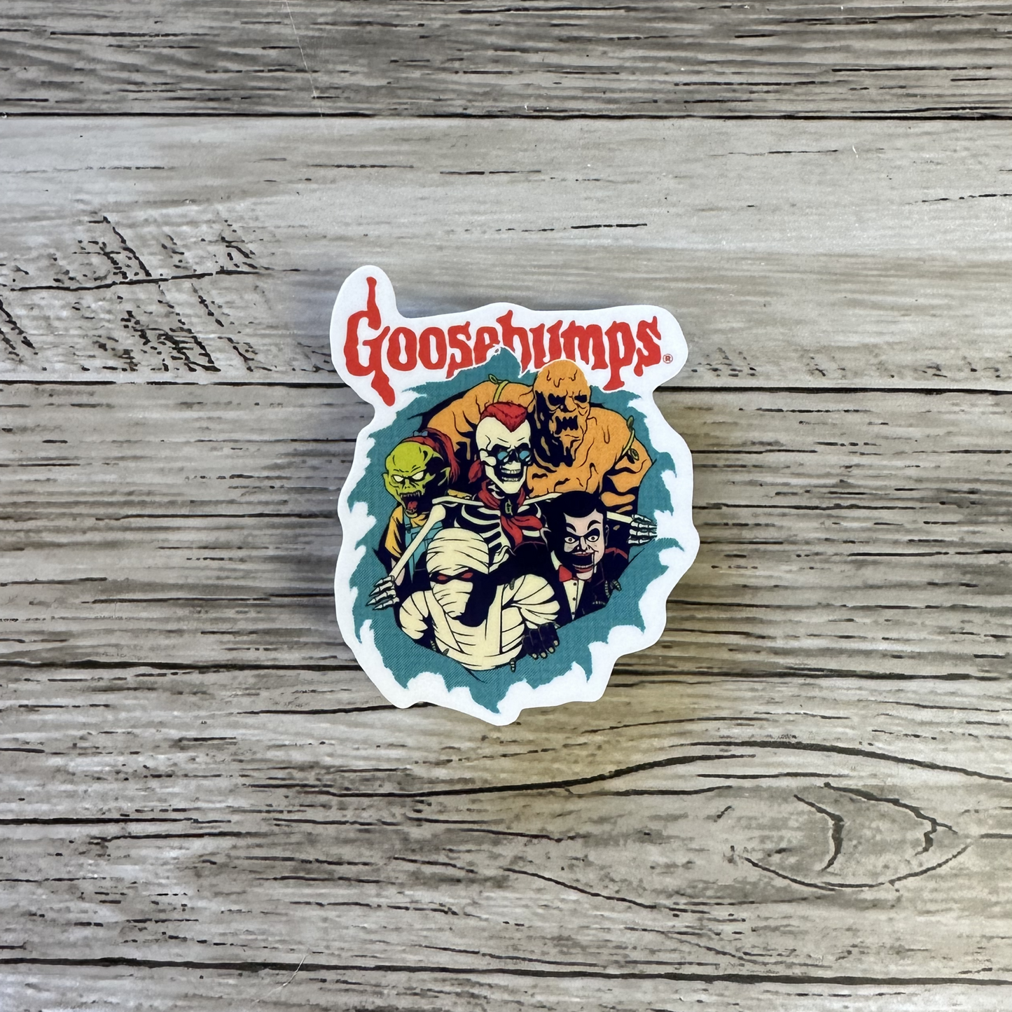 Goosebumps monsters sticker | Spooky vibes