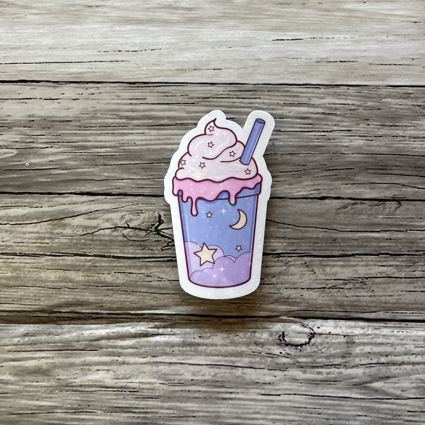 Space milkshake sticker