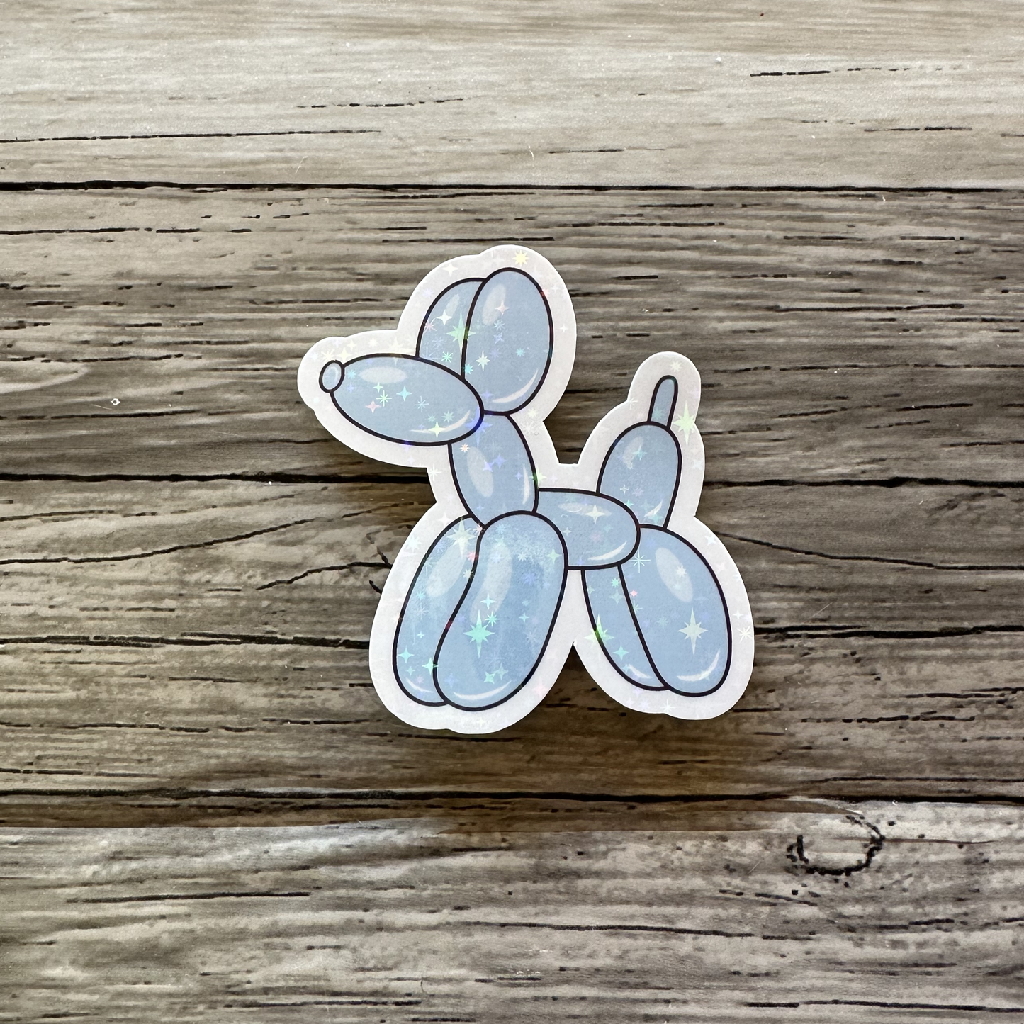 Balloon dog sticker | woof