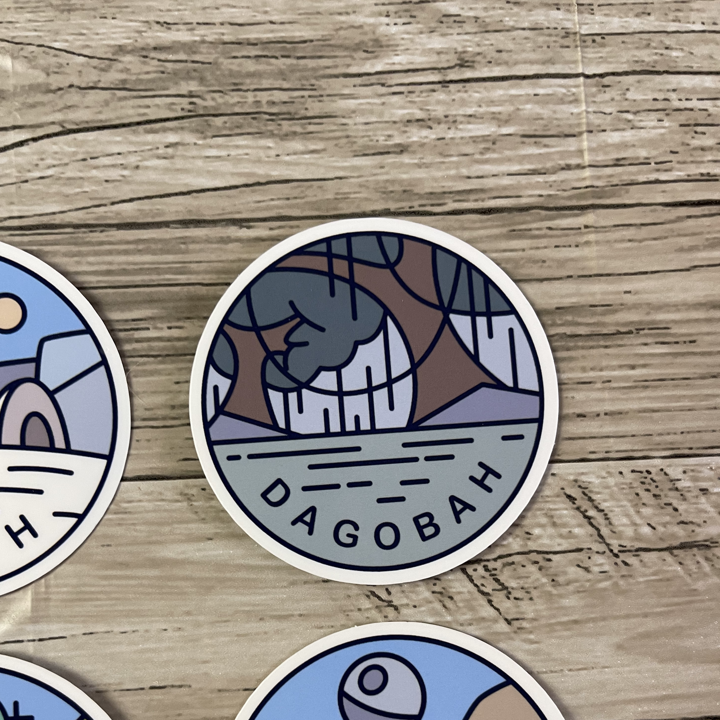 Star wars planets sticker