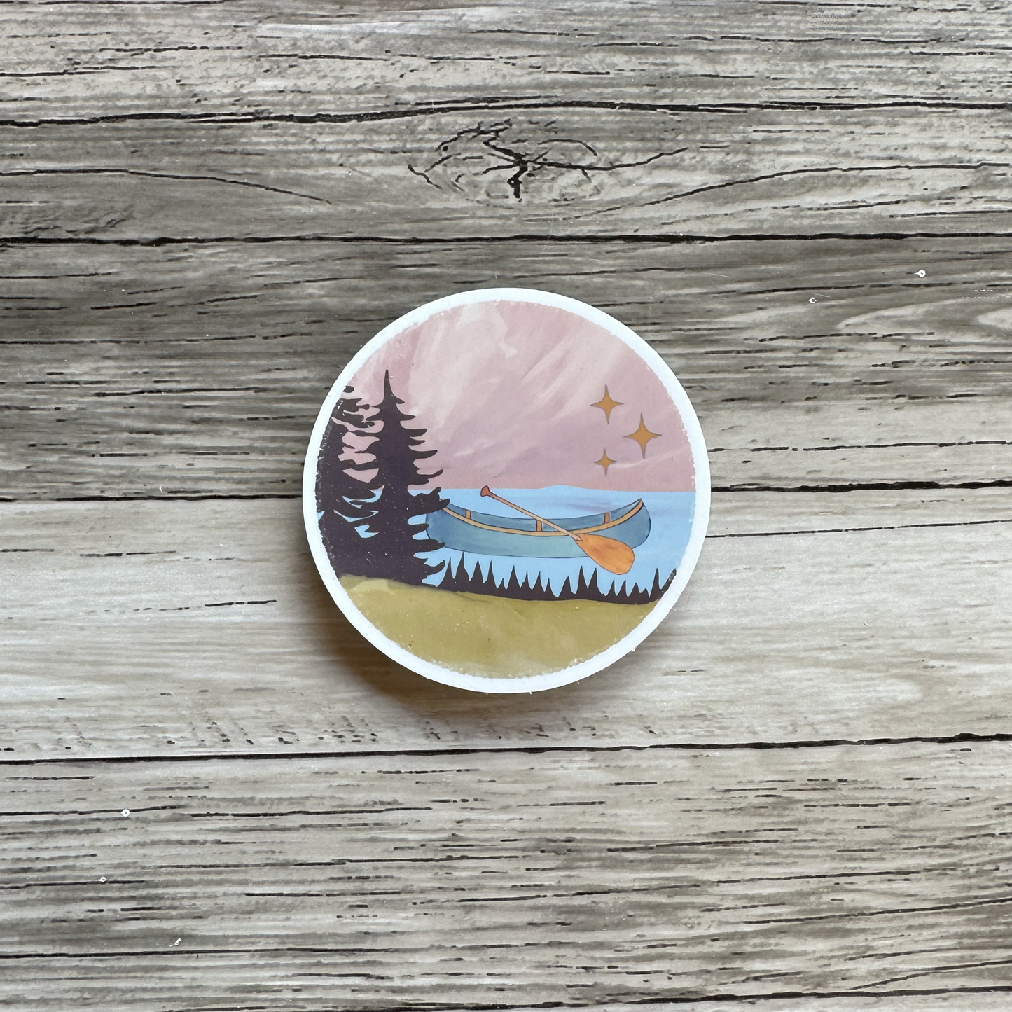 Canoe sticker | Camping | Outdoors