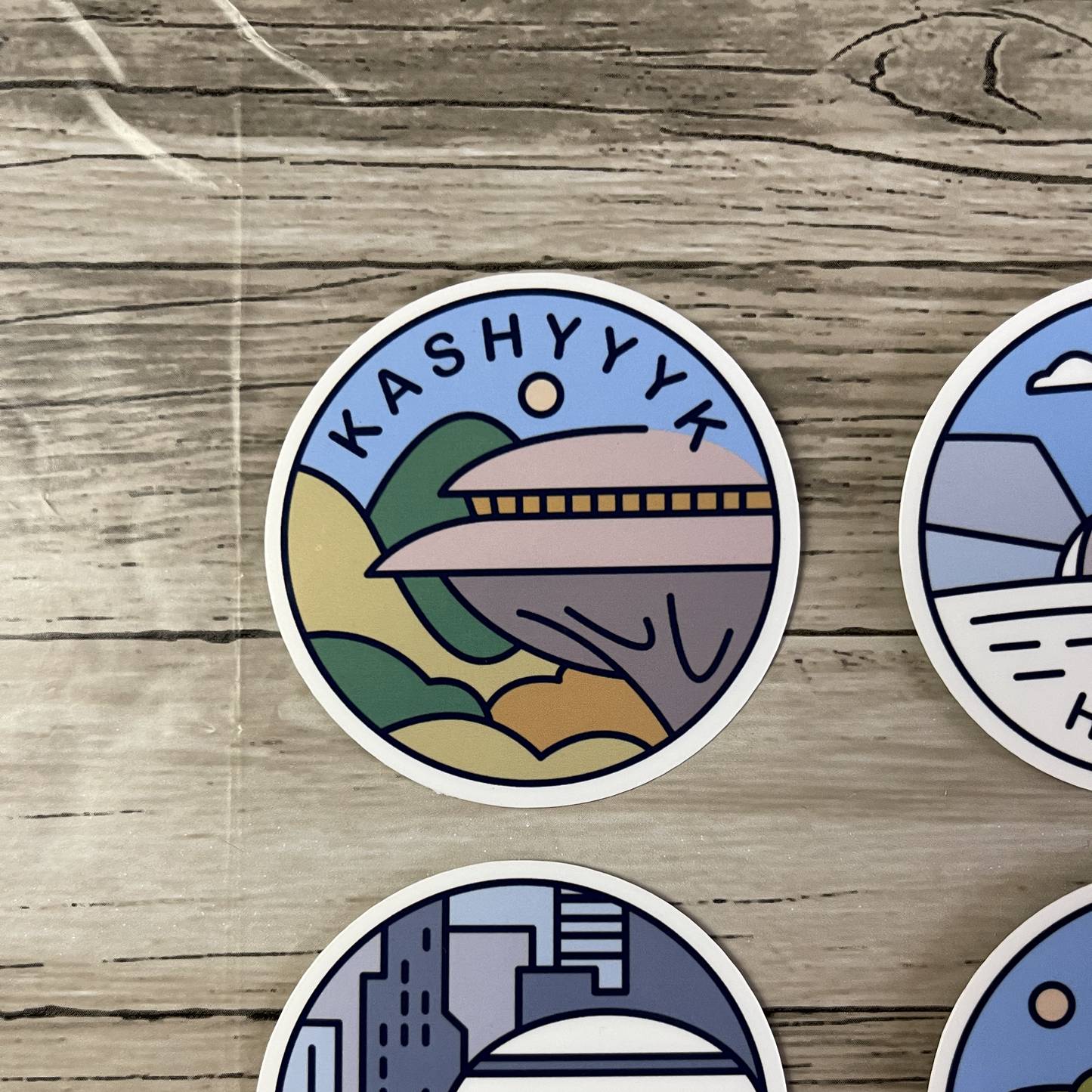 Star wars planets sticker