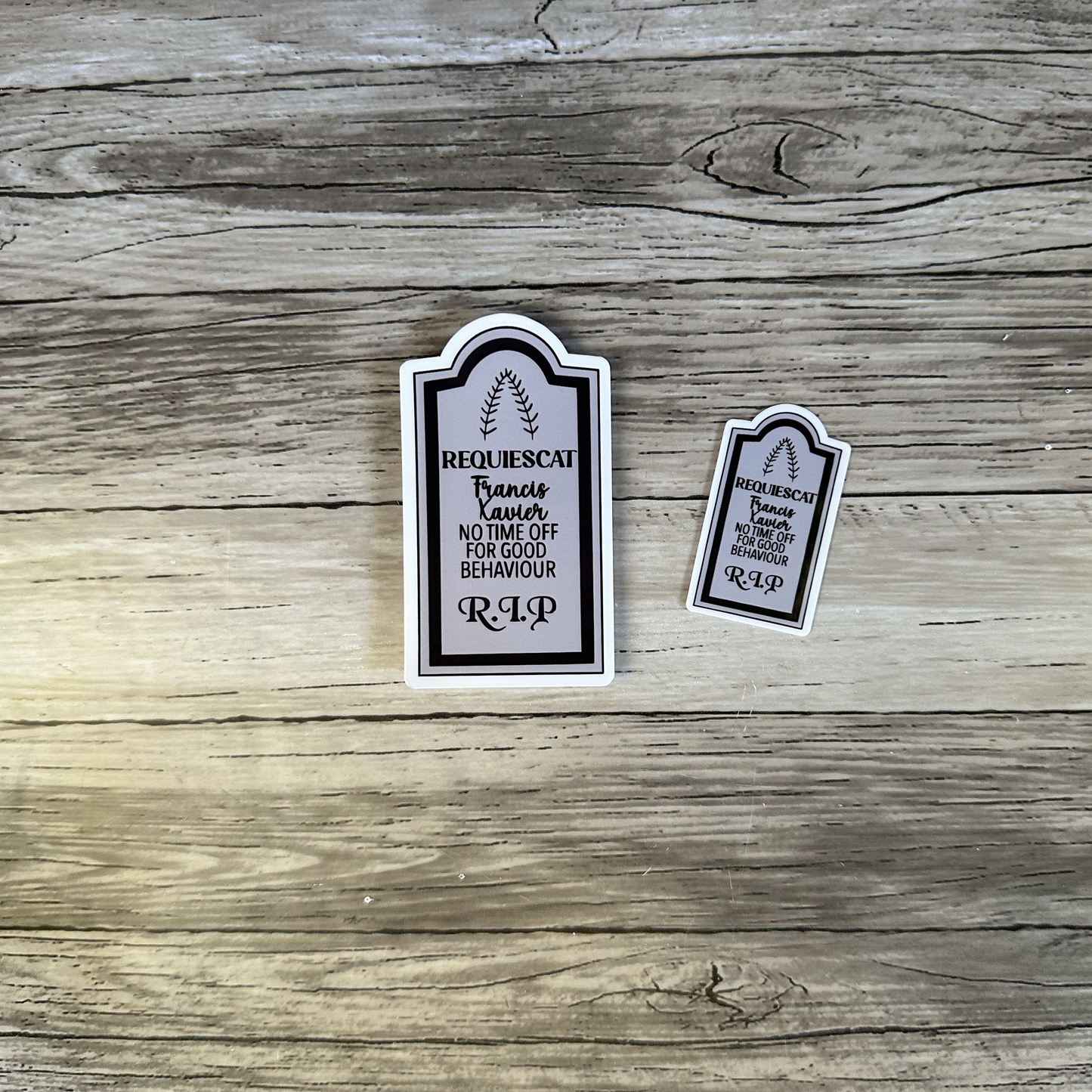Haunted Mansion, Requiescat Francis Xavier sticker