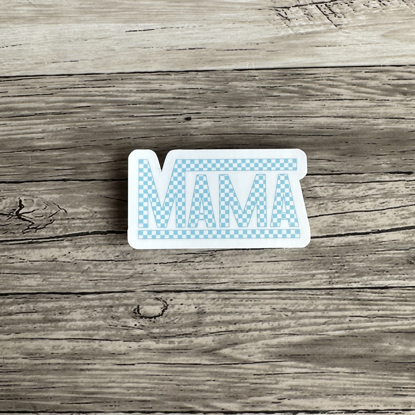 Mama sticker | Checkerboard