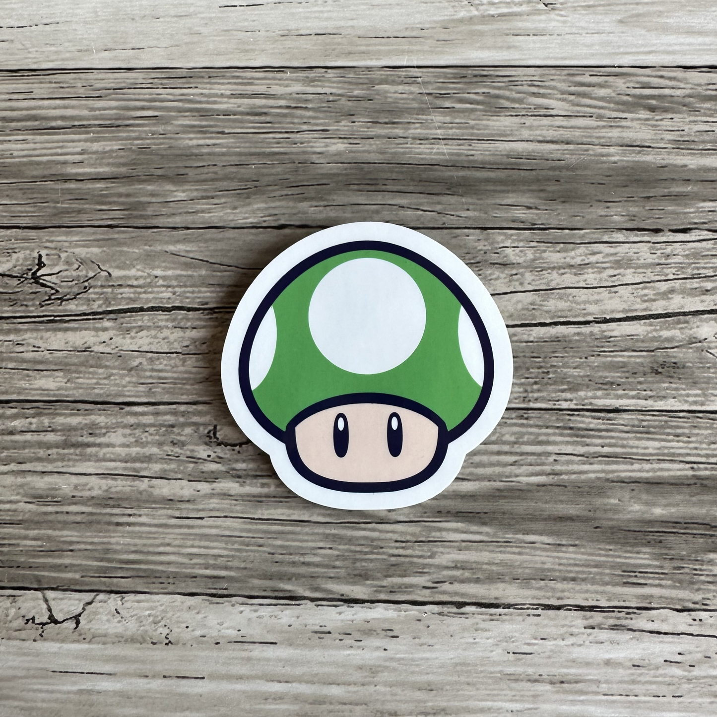 Green mushroom sticker | Mario