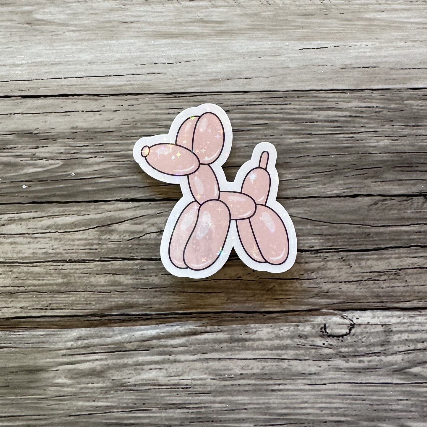 Balloon dog sticker | woof