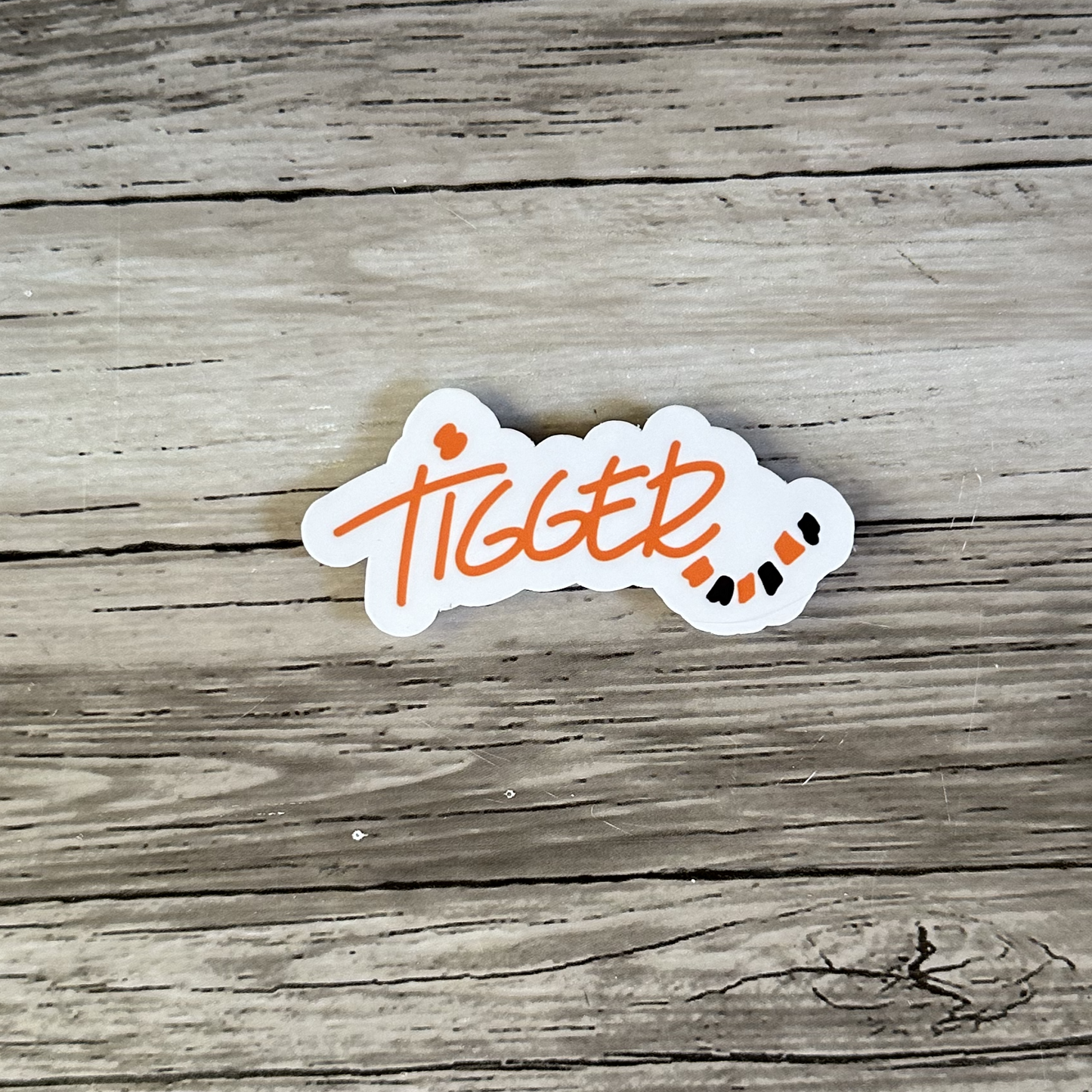 Tigger autograph sticker