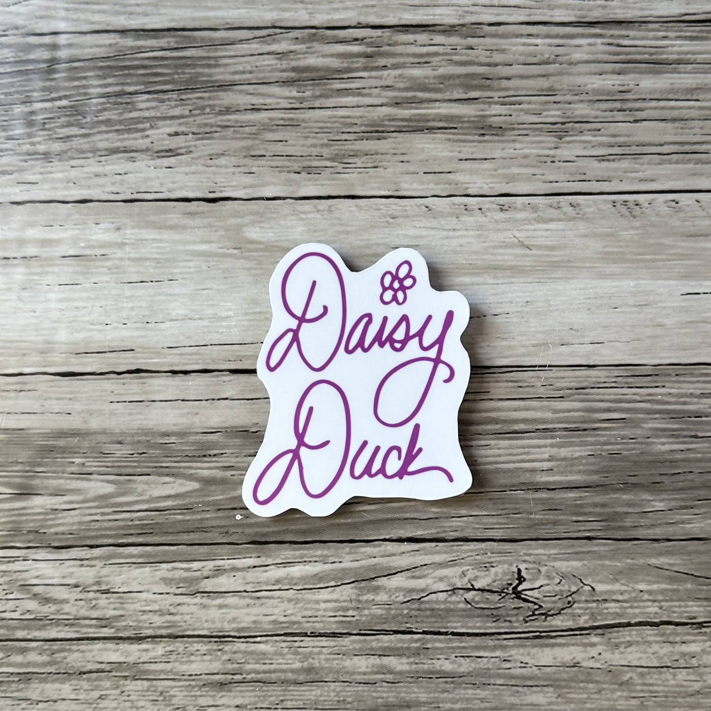 Daisy Duck autograph sticker