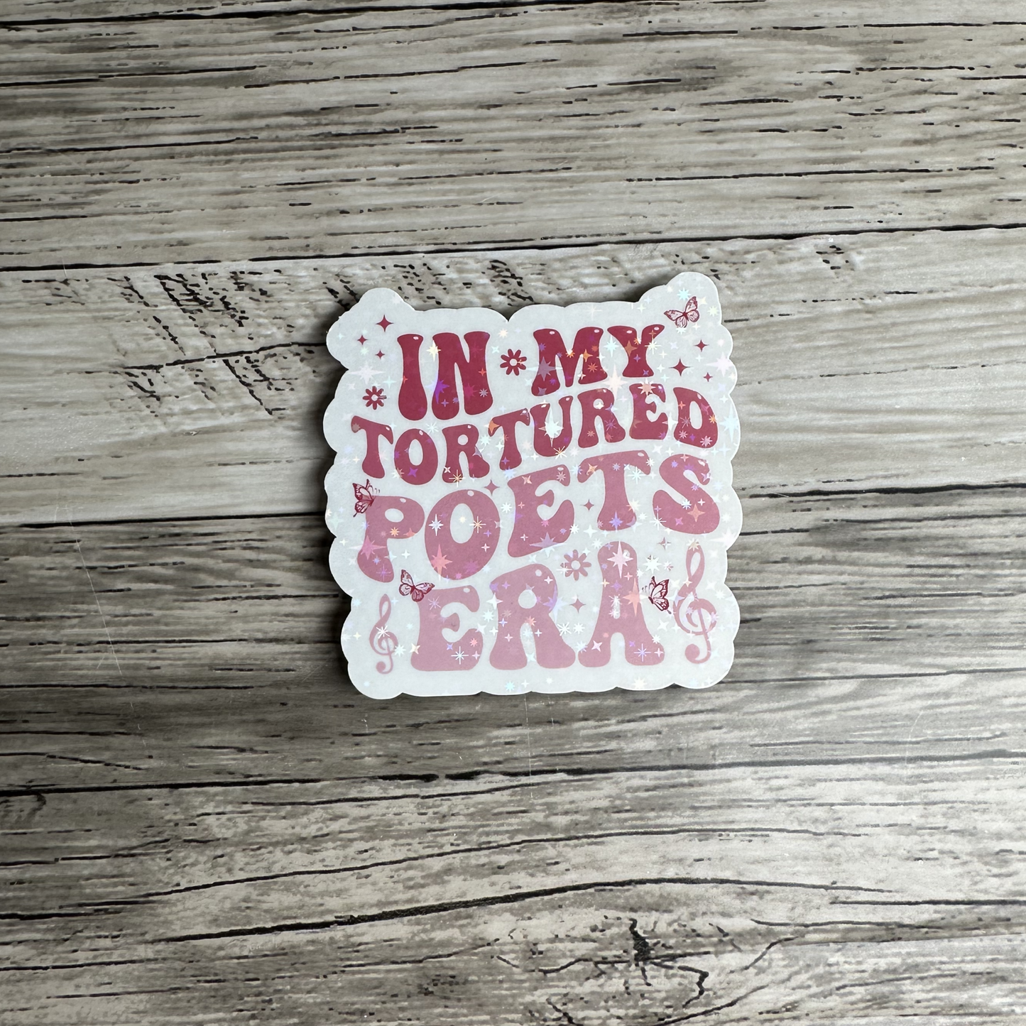 In my tortured poets era sticker
