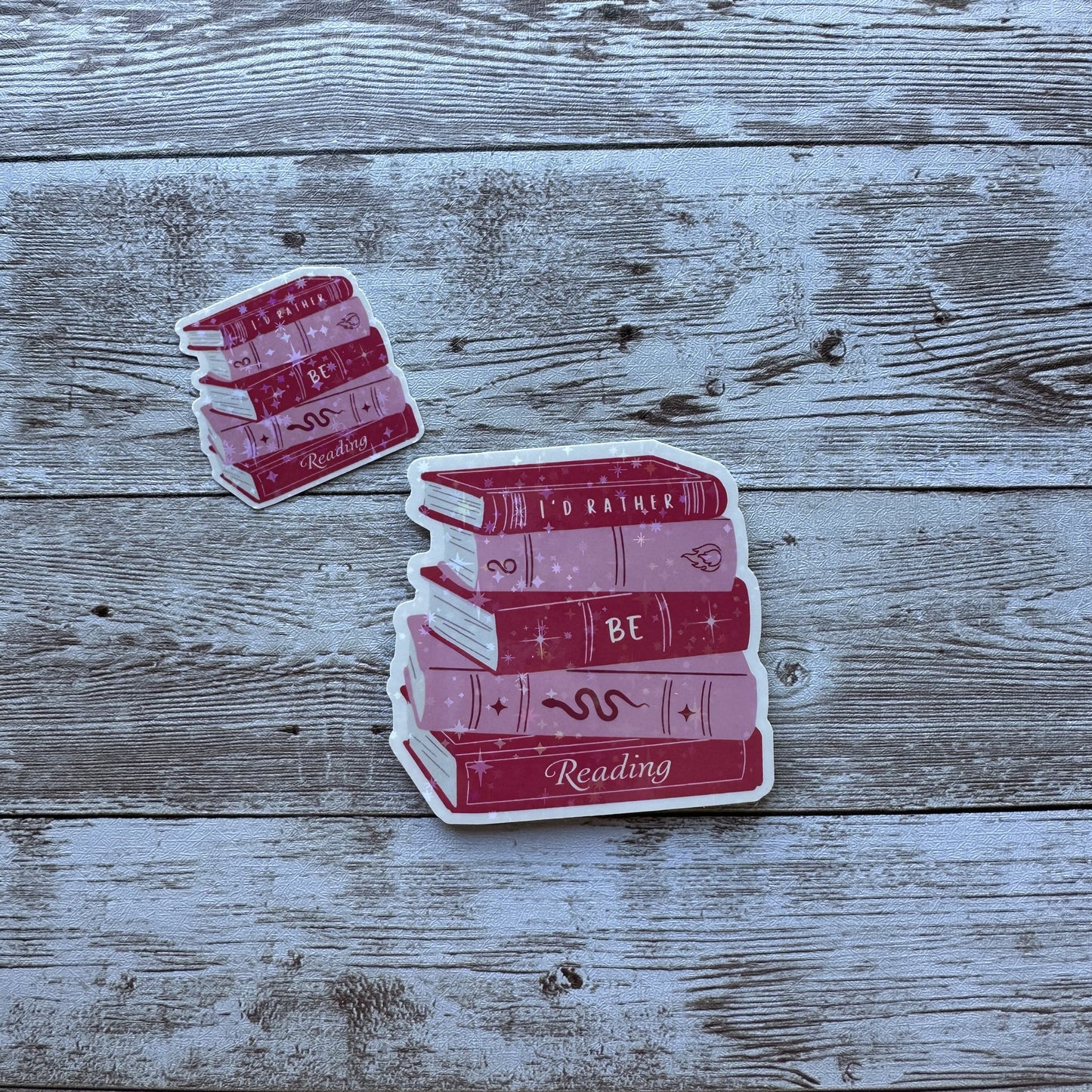 Id rather be reading sticker
