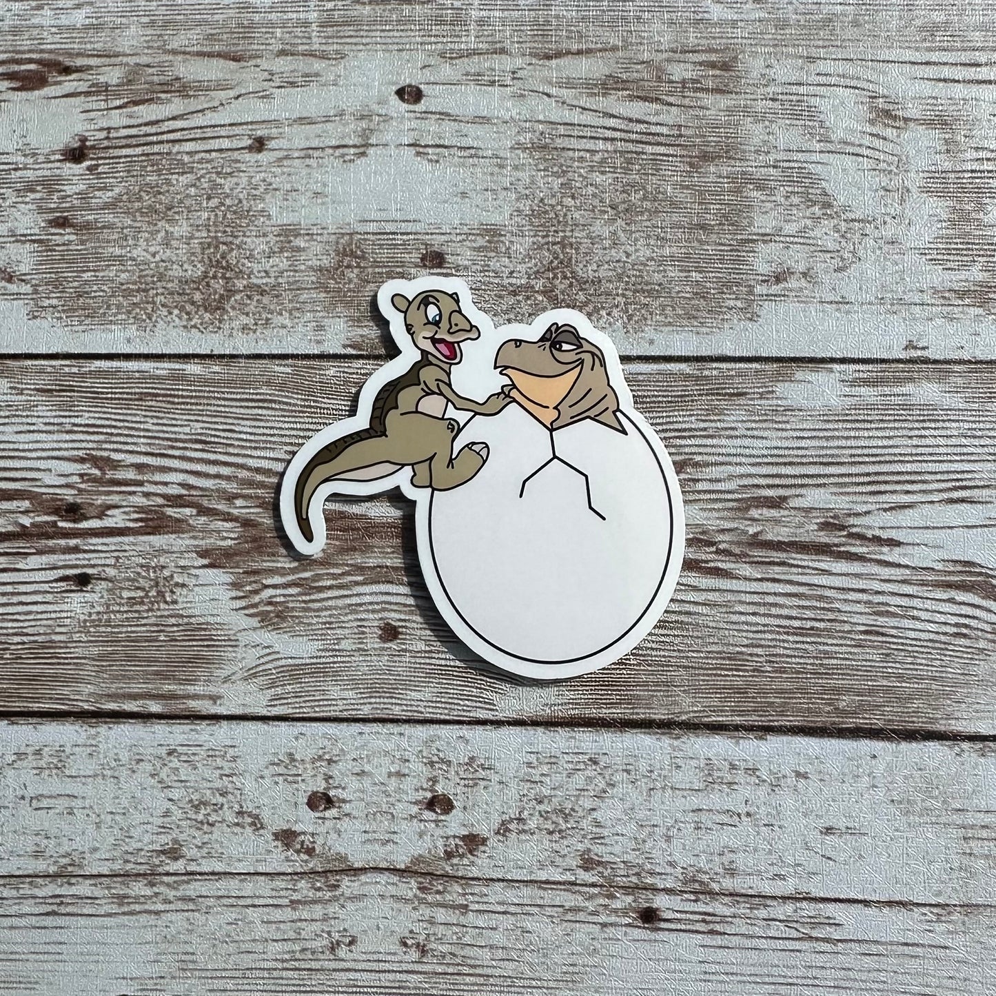 Ducky and spike sticker, The land before time