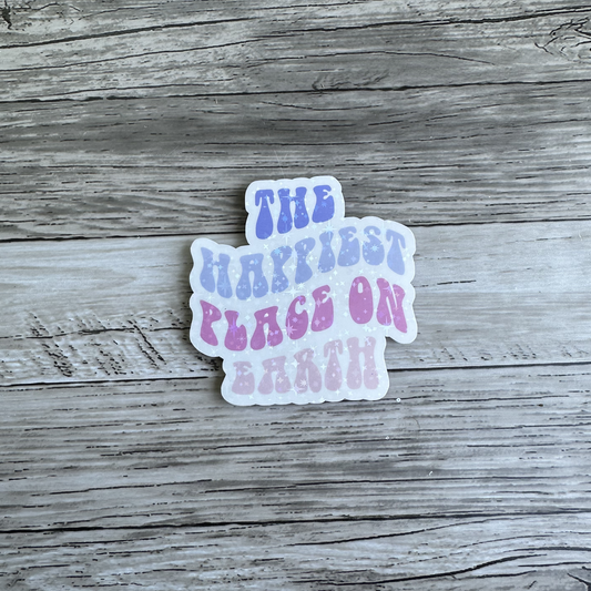 The happiest place on Earth sticker | Disneyland