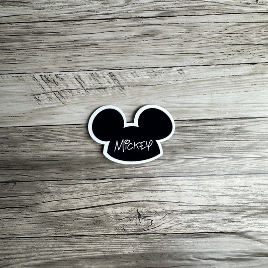 Mickey hat sticker