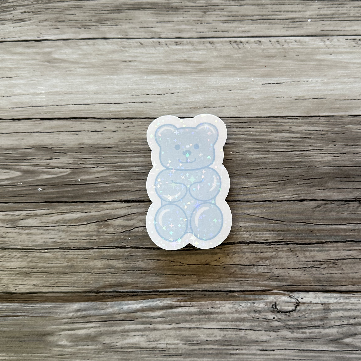 Gummy bear sticker