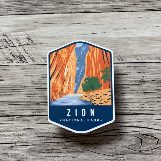 Zion National Park sticker