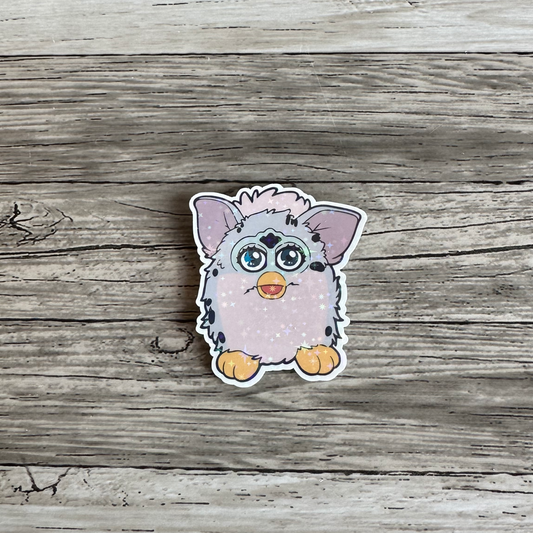 Pink Furby sticker