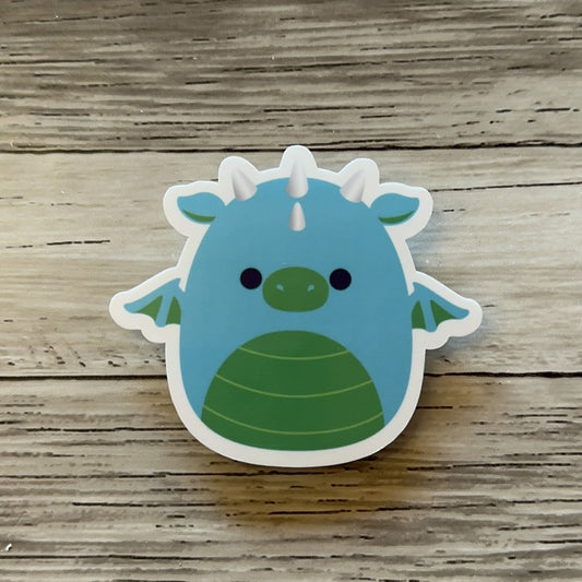Blue Dragon sticker | Stuffed animal