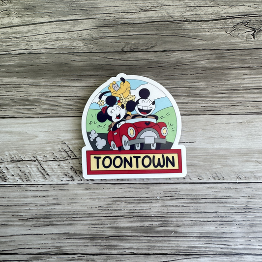 Toontown sticker