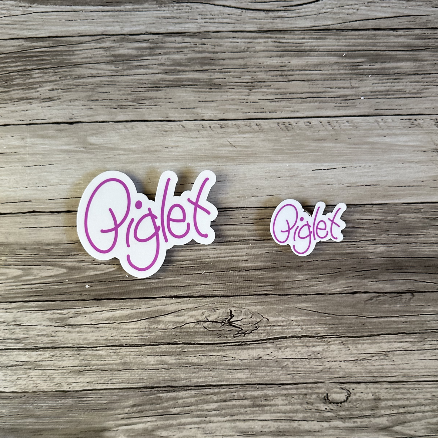 Piglet autograph sticker