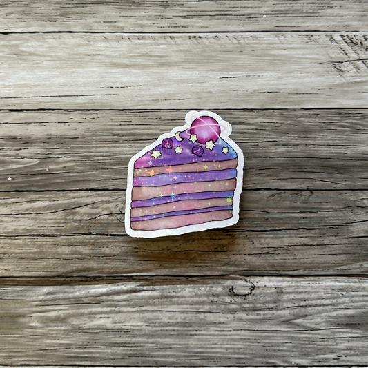 Space cake sticker