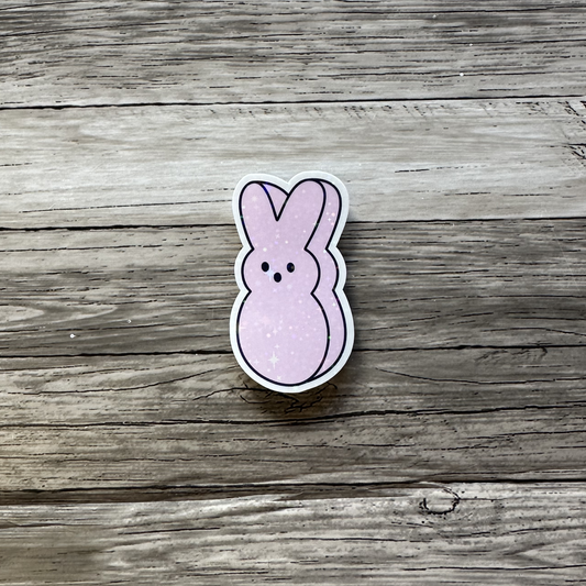 Peeps sticker | Pink Bunny | Easter | Candy