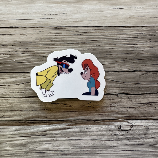 Max and Roxanne sticker, Goofy movie