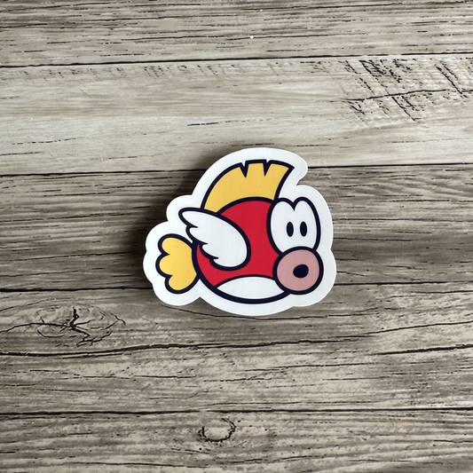Cheep cheep sticker | Mario