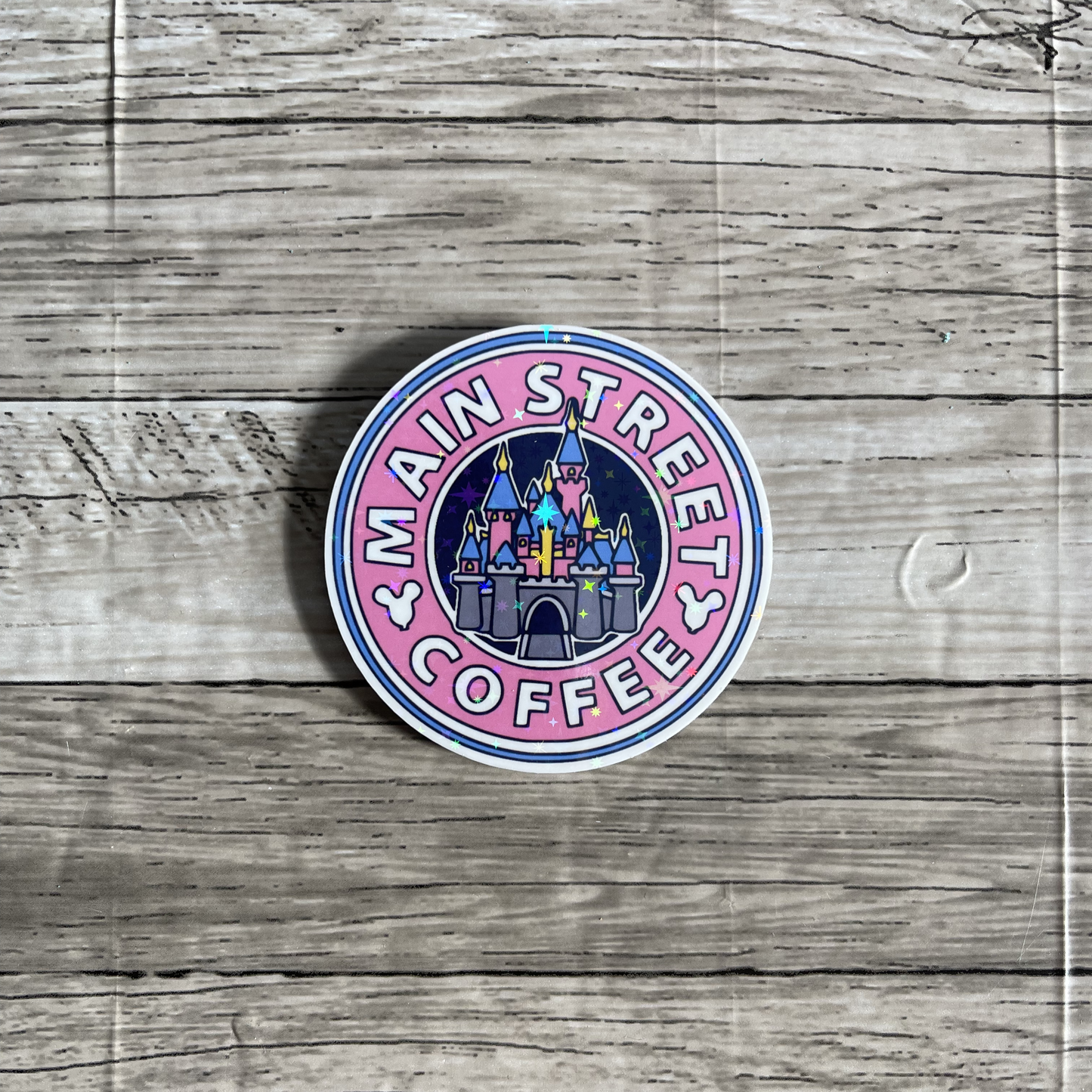 Main street coffee sticker