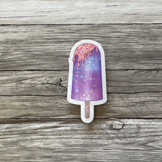 Space popsicle sticker