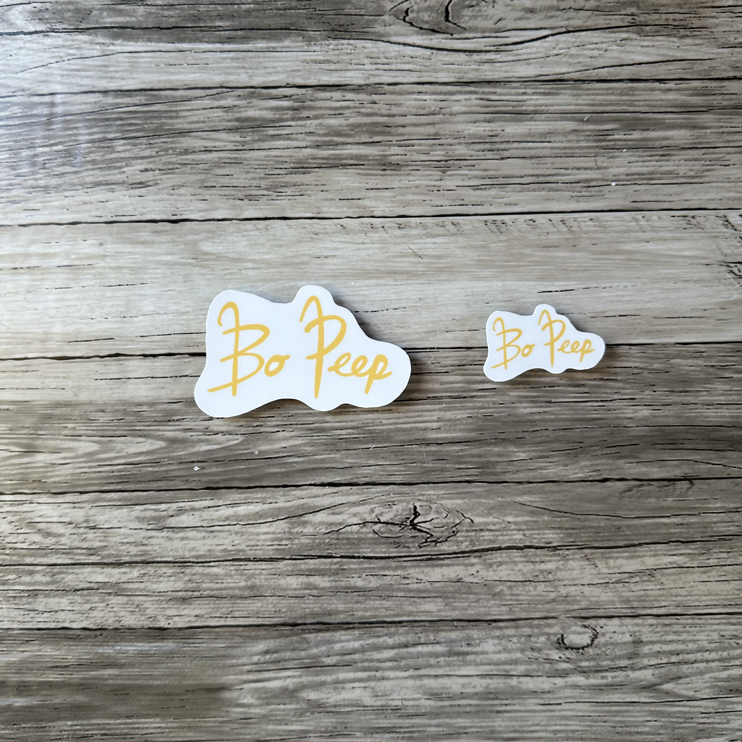 Bo Peep autograph sticker