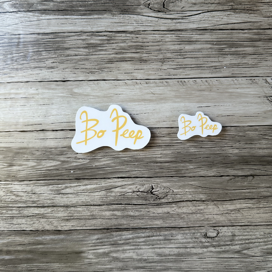 Bo Peep autograph sticker