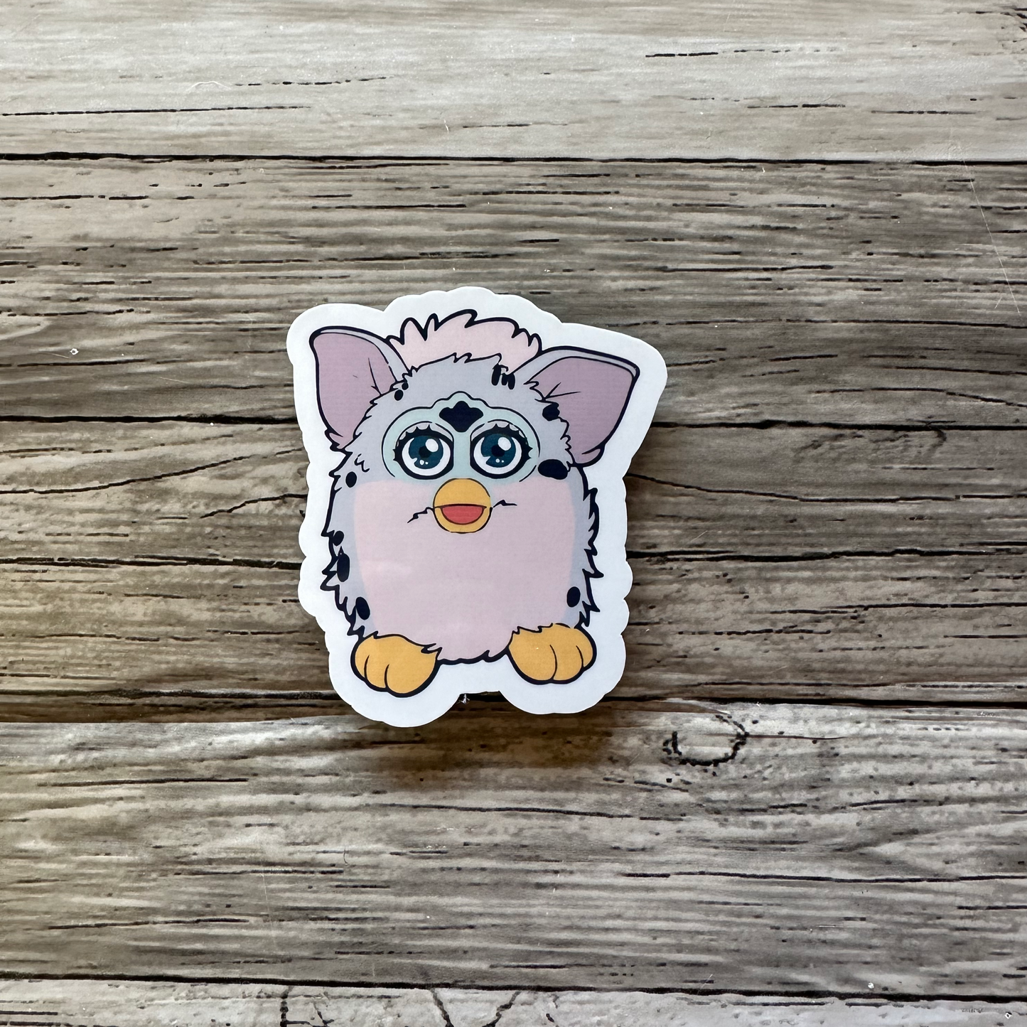 Pink Furby sticker