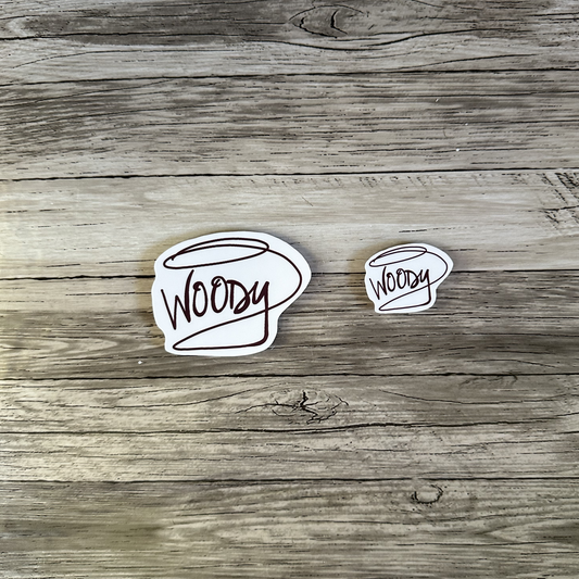 Woody autograph sticker