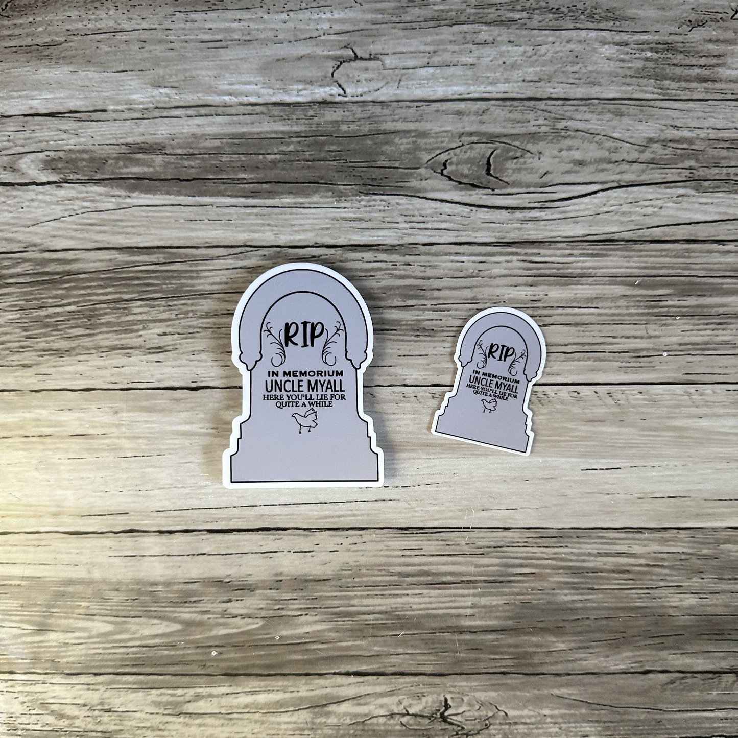 Haunted Mansion, In memorium Uncle Myall sticker