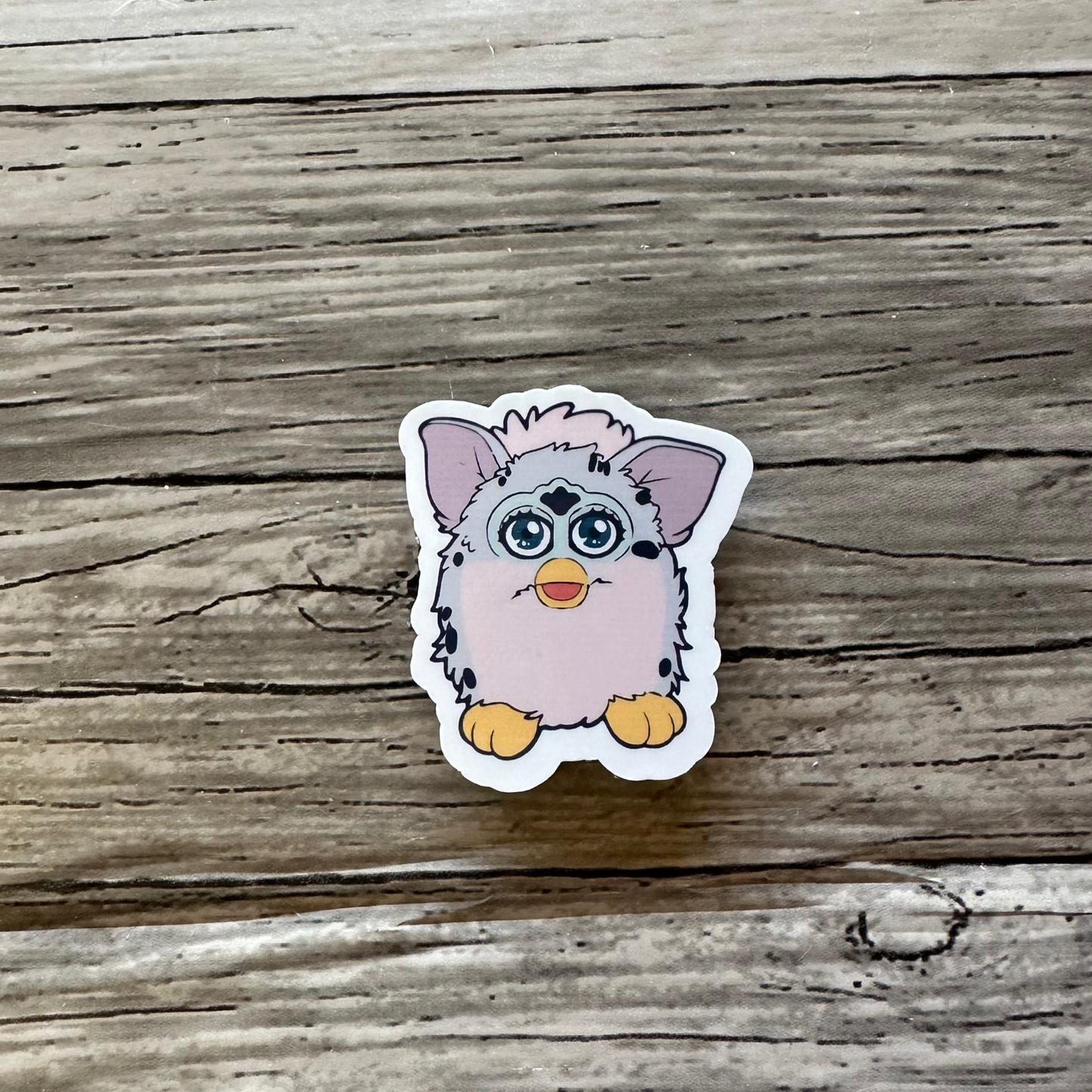 Pink Furby sticker