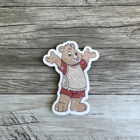 Teddy Ruxpin sticker