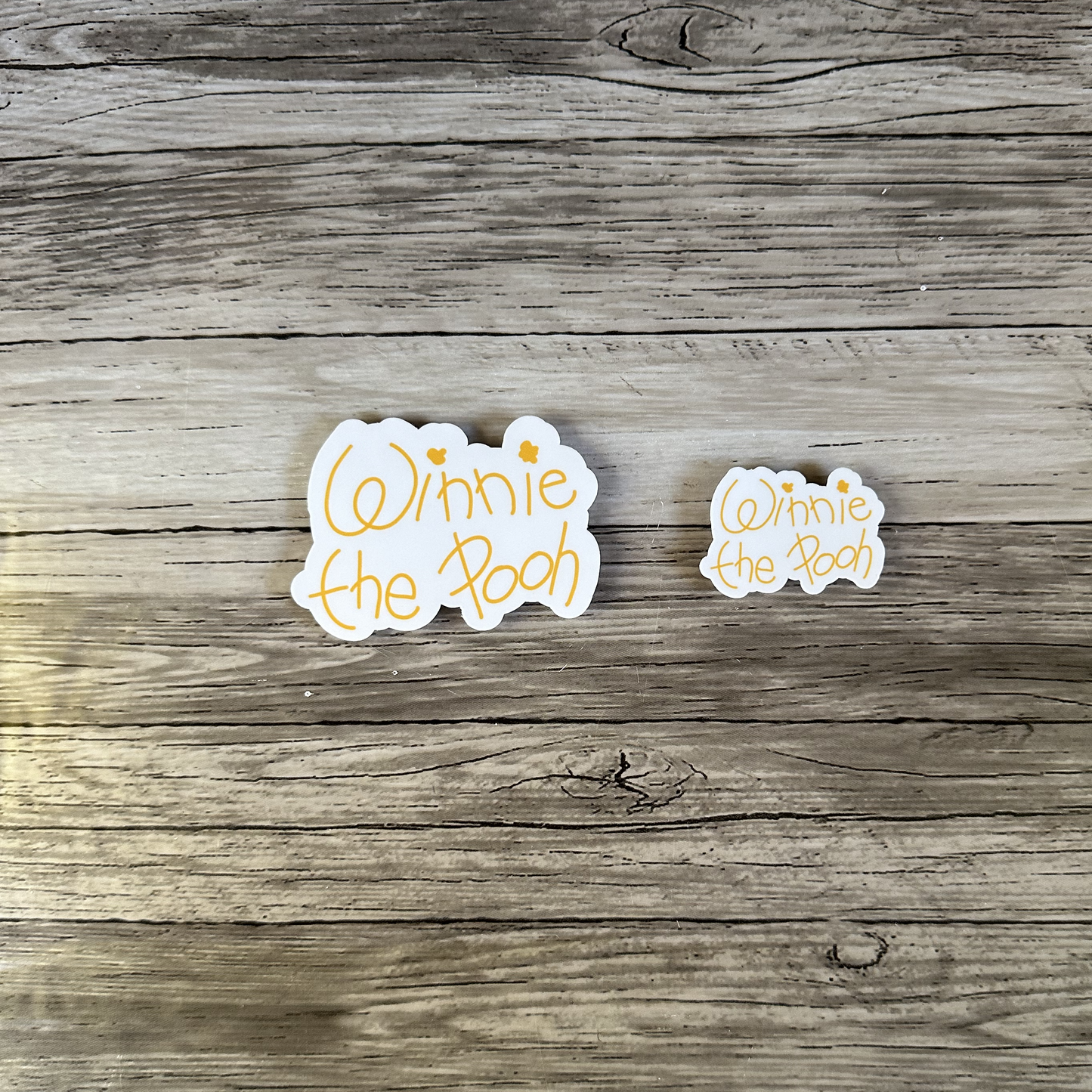 Winnie the Pooh autograph sticker