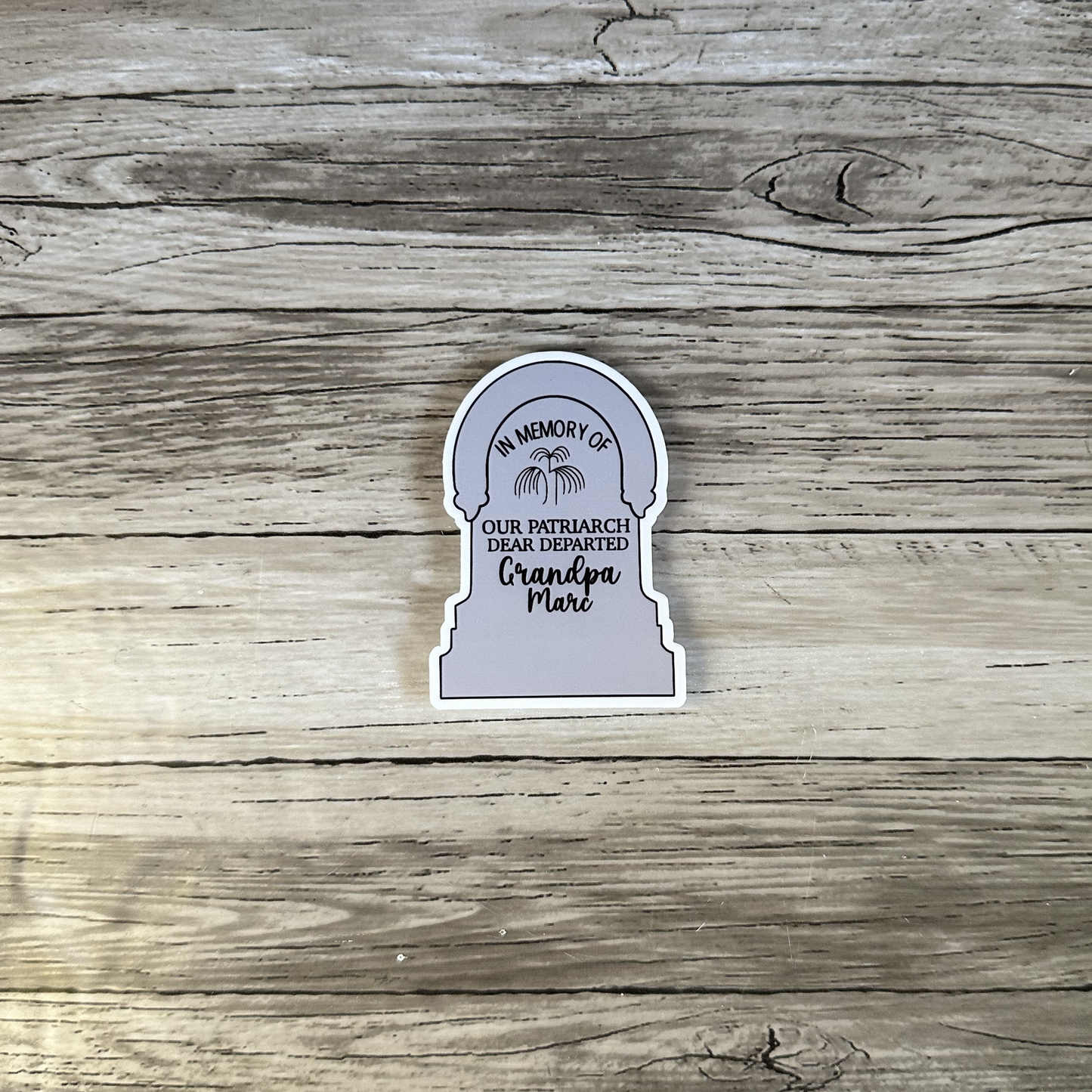 Haunted Mansion, In memory of Grandpa Marc sticker