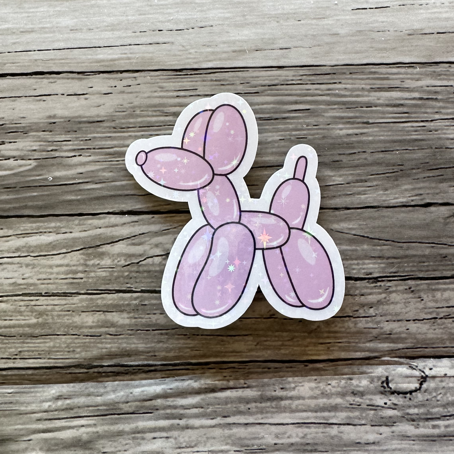 Balloon dog sticker | woof