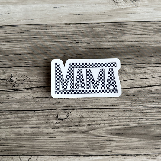 Mama sticker | Checkerboard