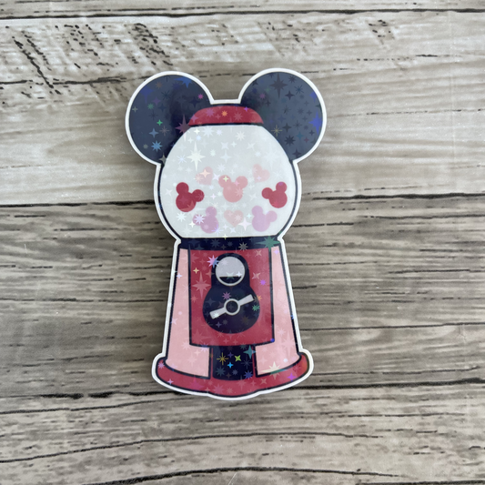 Mickey ears gumball sticker