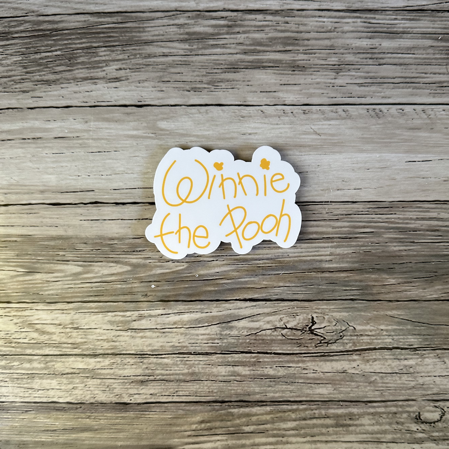 Winnie the Pooh autograph sticker