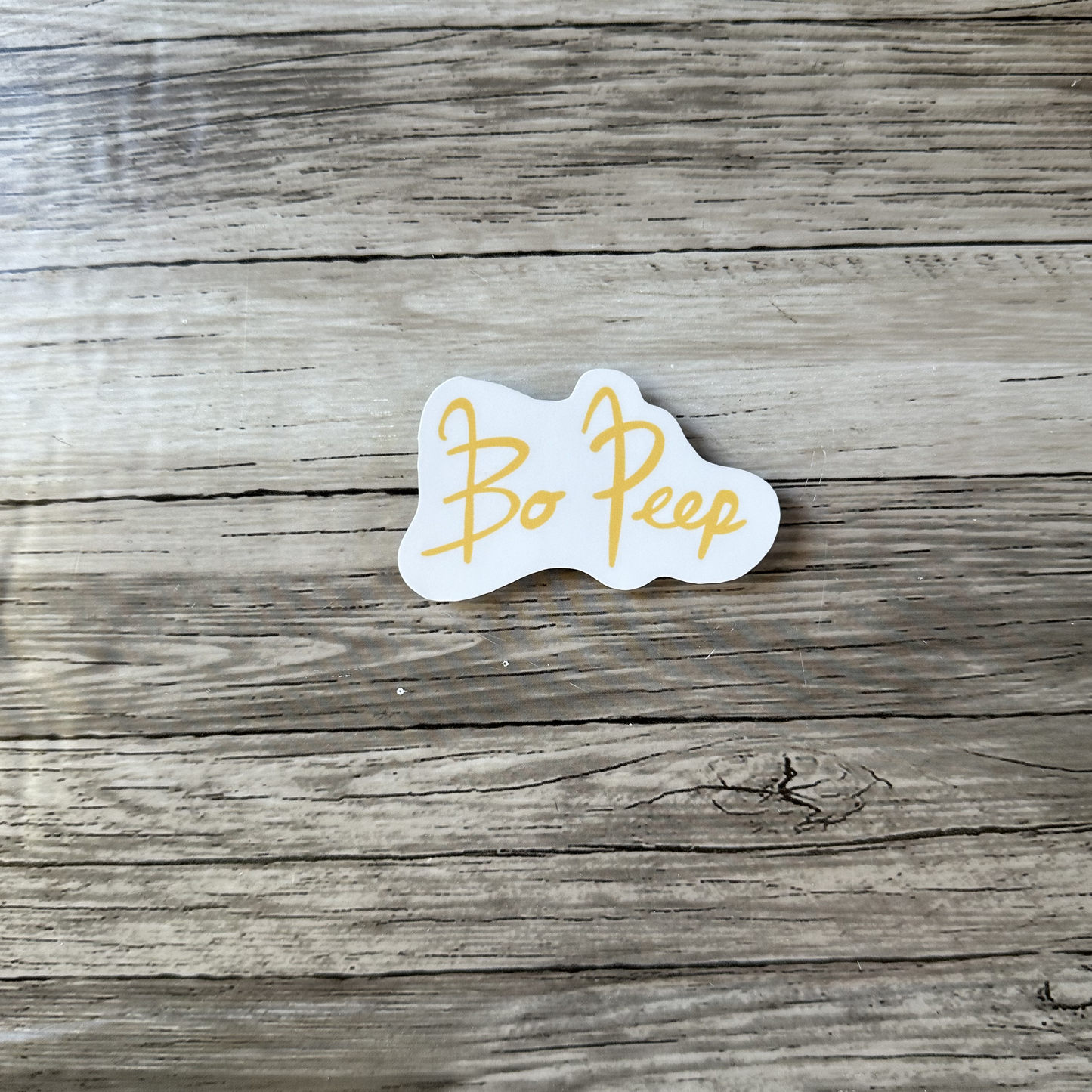 Bo Peep autograph sticker