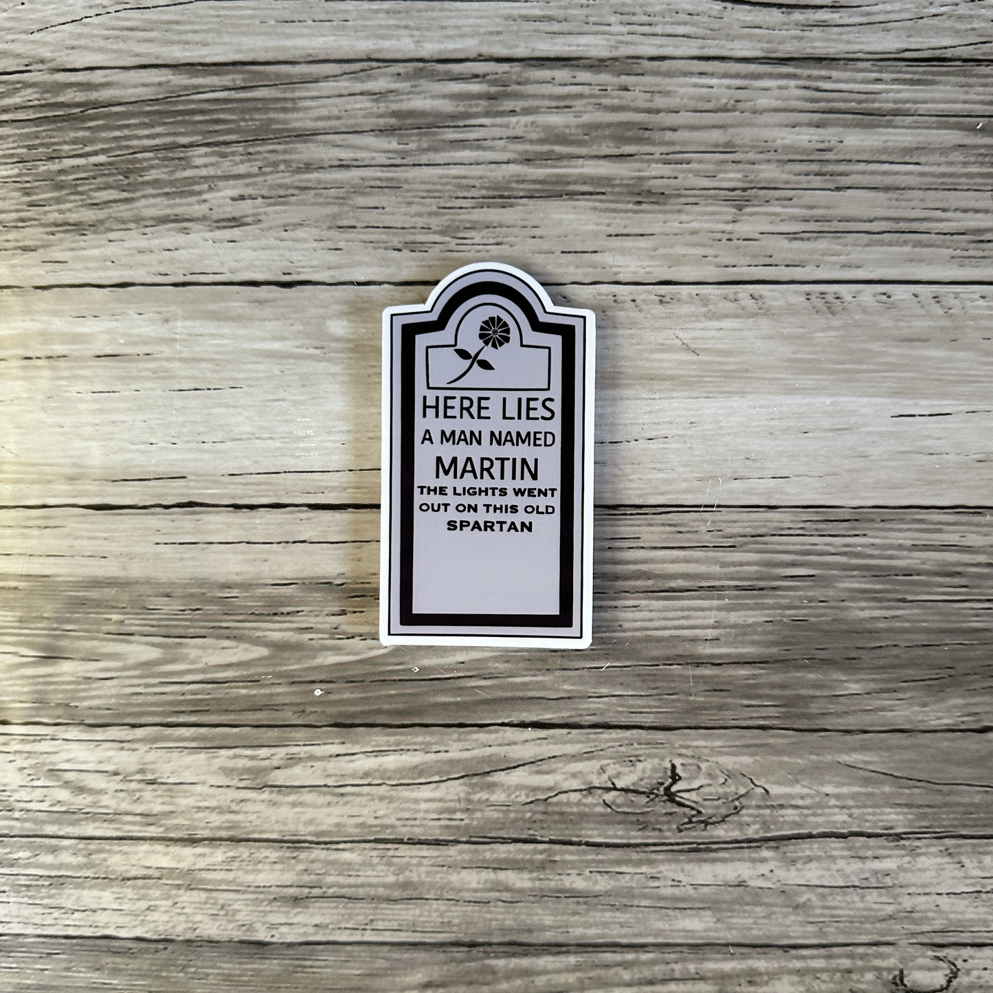 Haunted Mansion, Here Lies Martin sticker