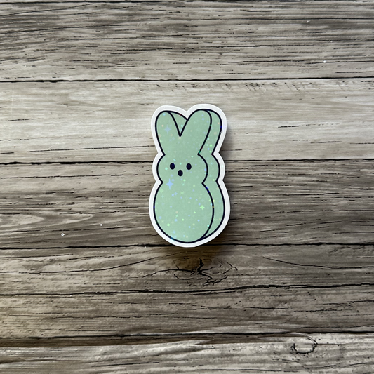 Peeps sticker | Green Bunny | Easter | Candy
