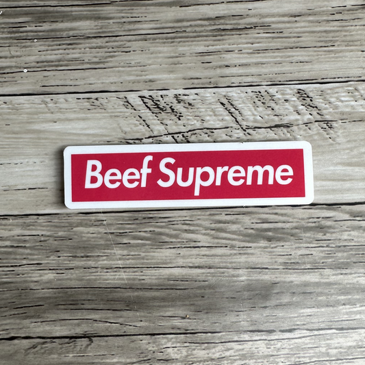 Beef Supreme sticker | Idiocracy