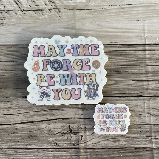 May the force be with you sticker | Star wars