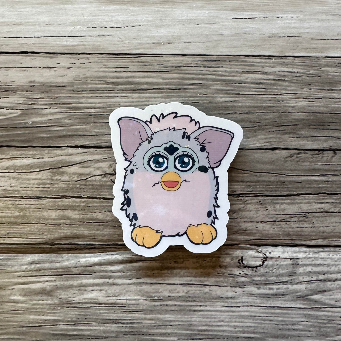 Pink Furby sticker