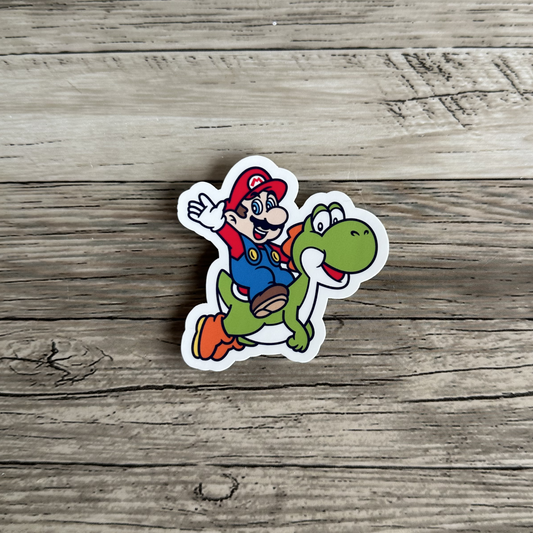 Mario and Yoshi sticker