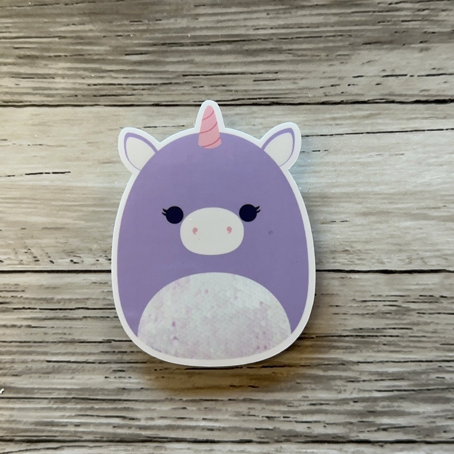 Purple Unicorn sticker | Stuffed animal